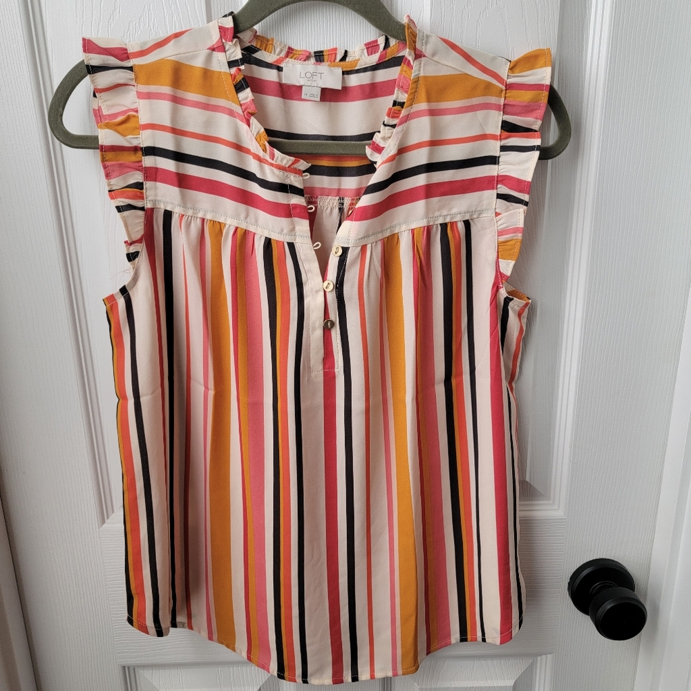 EUC Striped Sleeveless Top